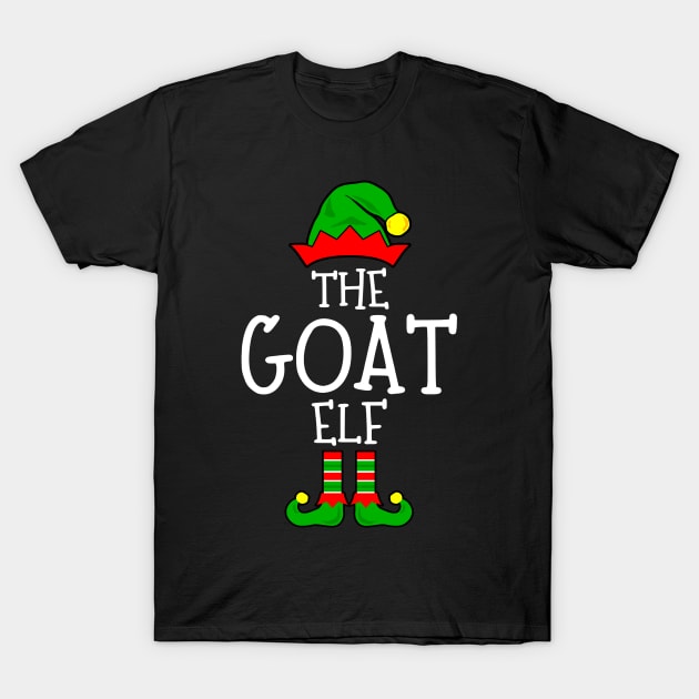 Goat Elf Family Matching Christmas Group T-Shirt by Arts-lf